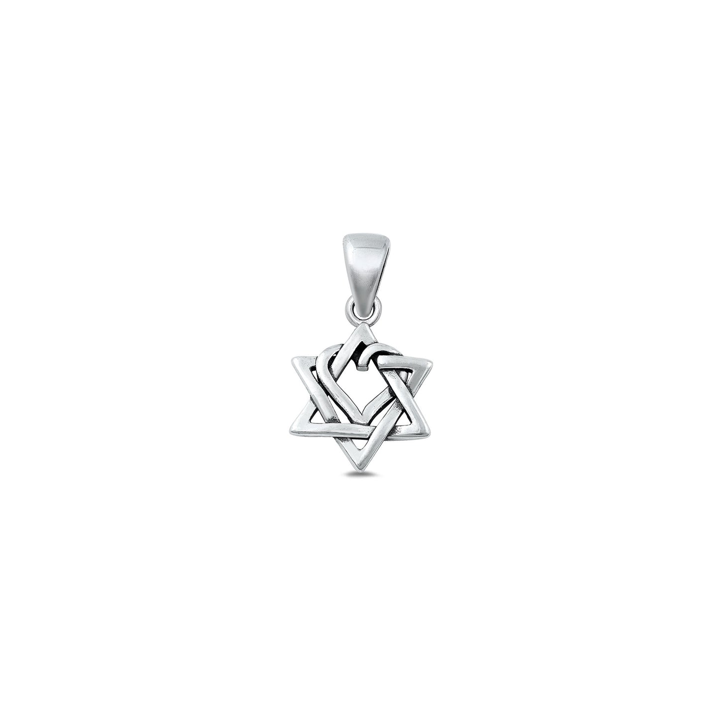 Silver Pendant - Star of David