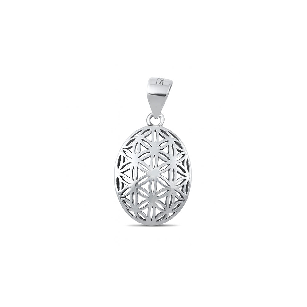 Silver Pendant - Geometric