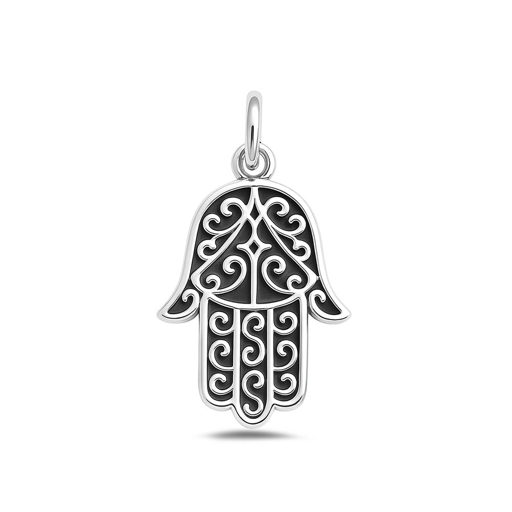 Silver Pendant - Hamsa