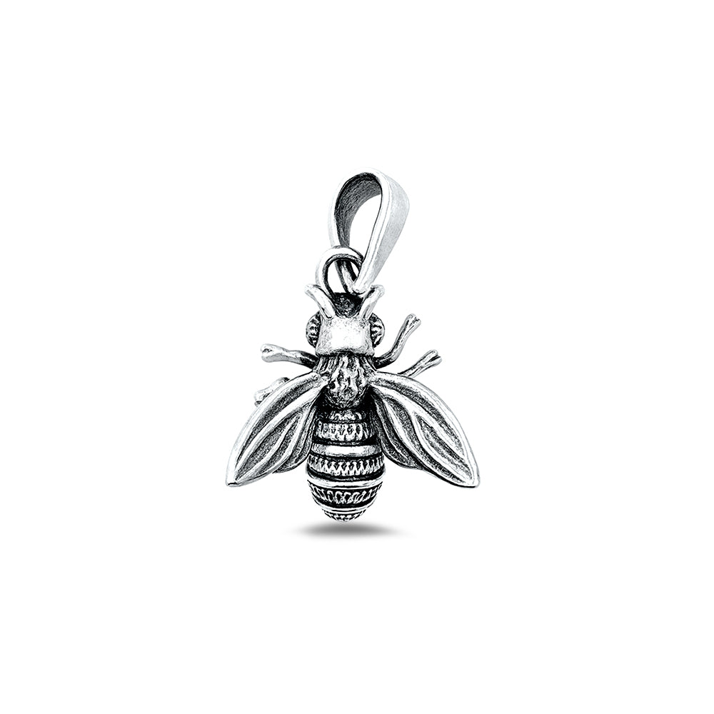 Silver Pendant - Bumble Bee
