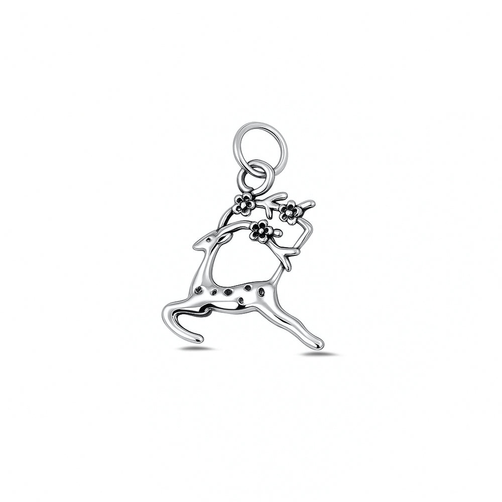Silver Pendant - Deer