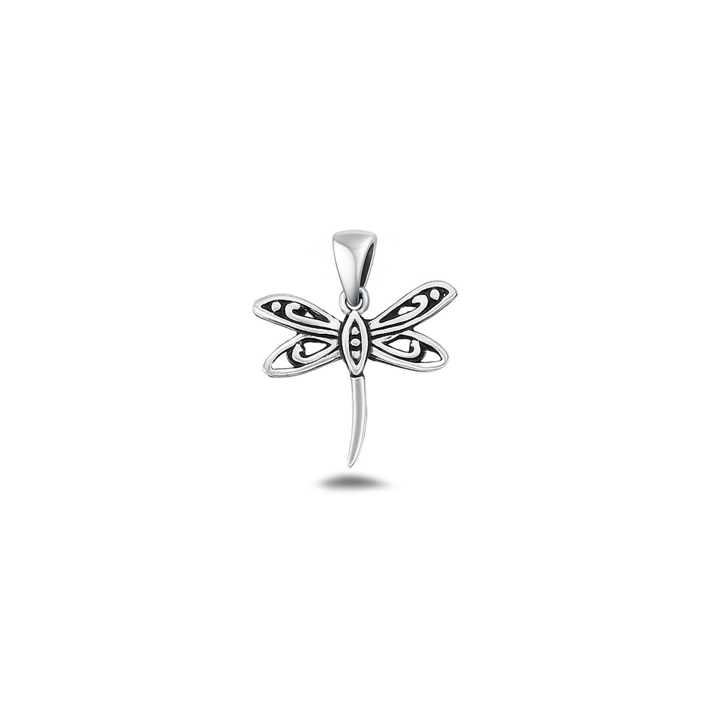 Silver Pendant - Dragonfly
