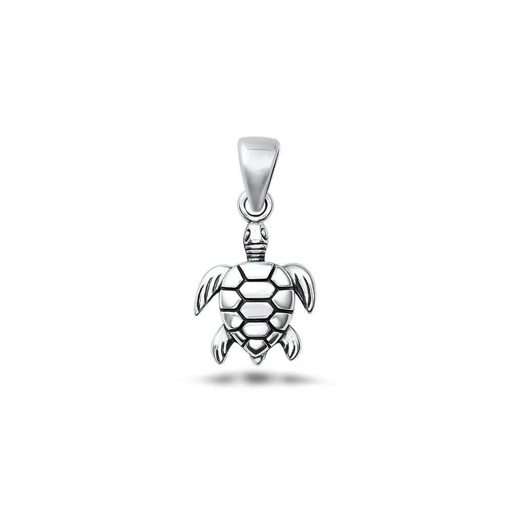Silver Pendant - Turtle