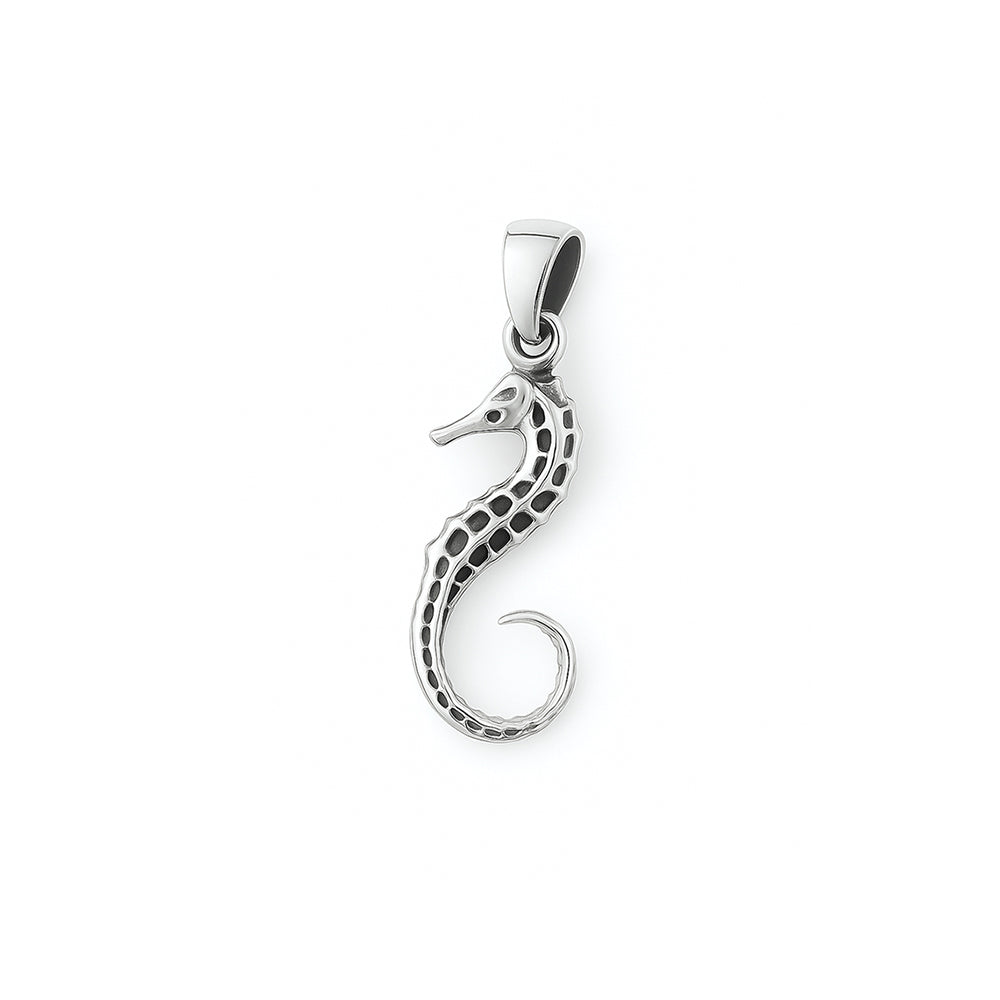 Silver Pendant - Seahorse