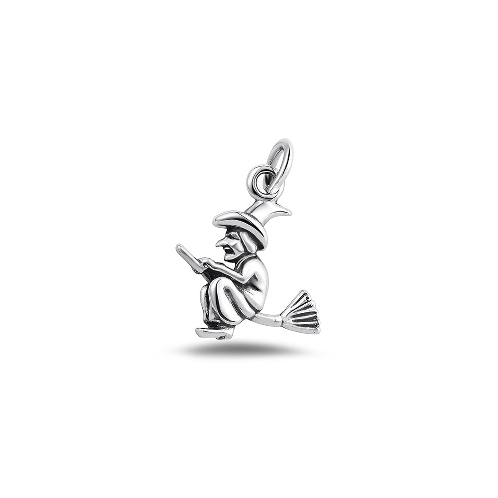 Silver Pendant - Witch