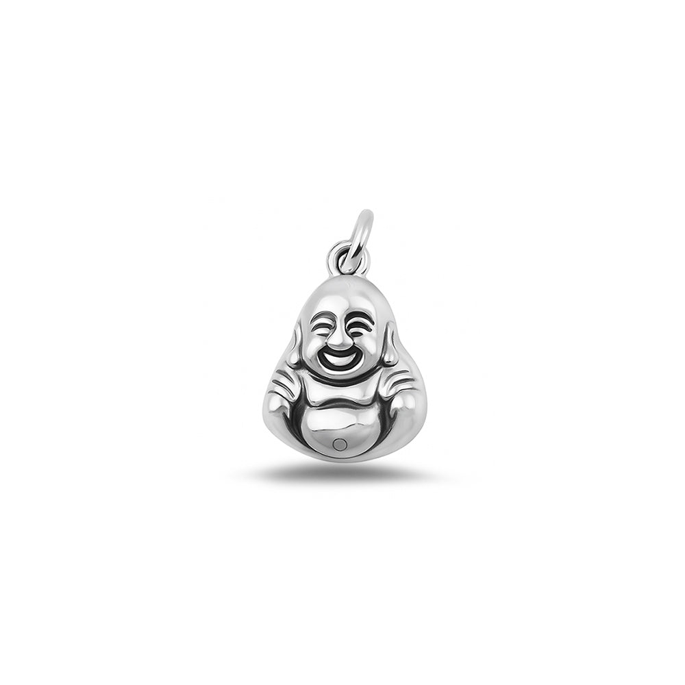 Silver Pendant - Happy Buddha