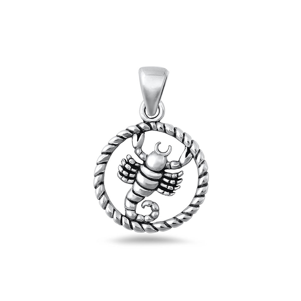 Silver Pendant - Scorpion