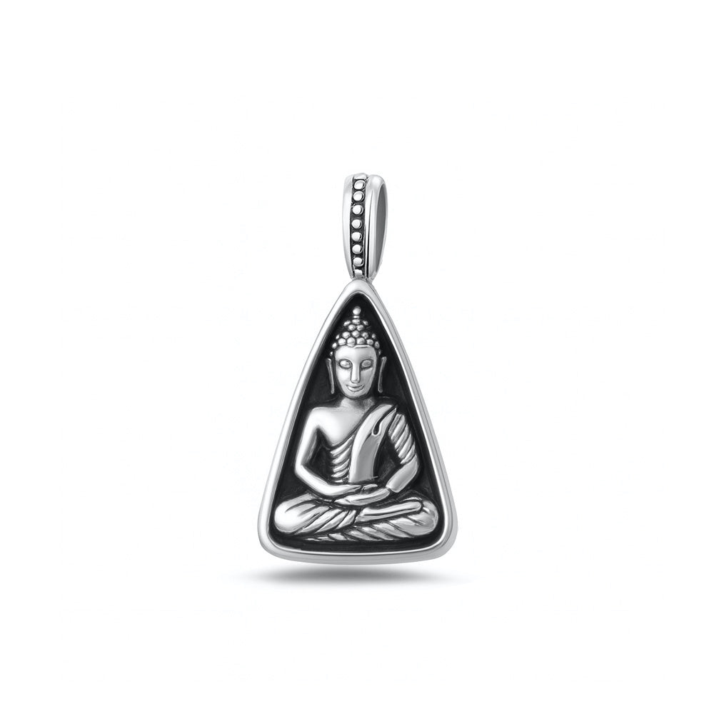 Silver Pendant - Buddha Amulet
