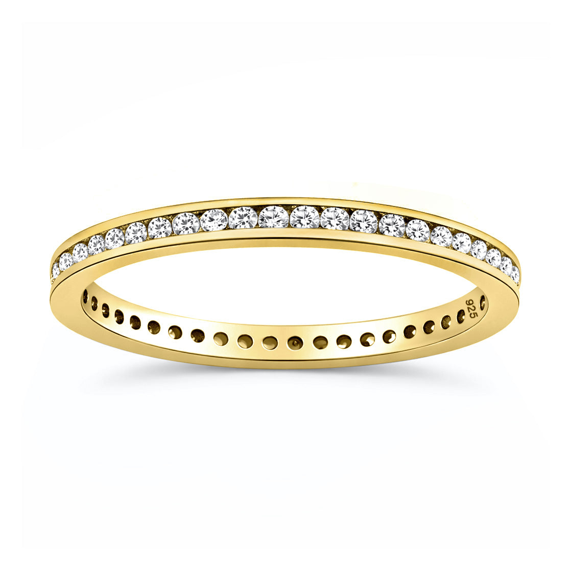 Silver Eternity Ring - 2 mm