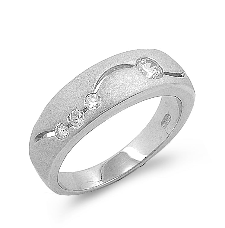Silver CZ Ring