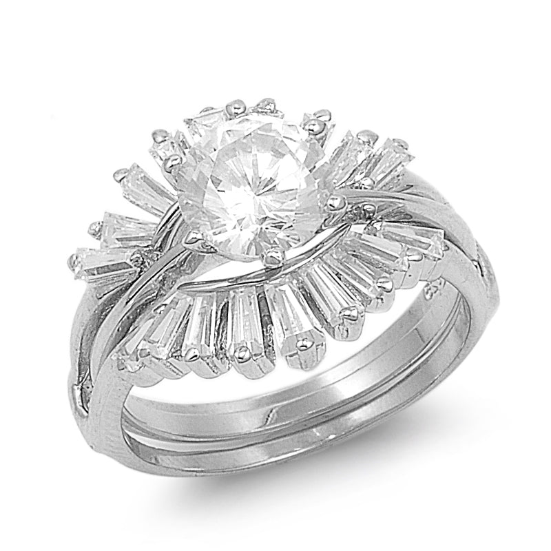 Silver CZ Ring