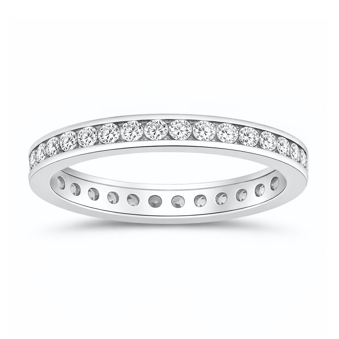 Silver Eternity Ring - 3 mm