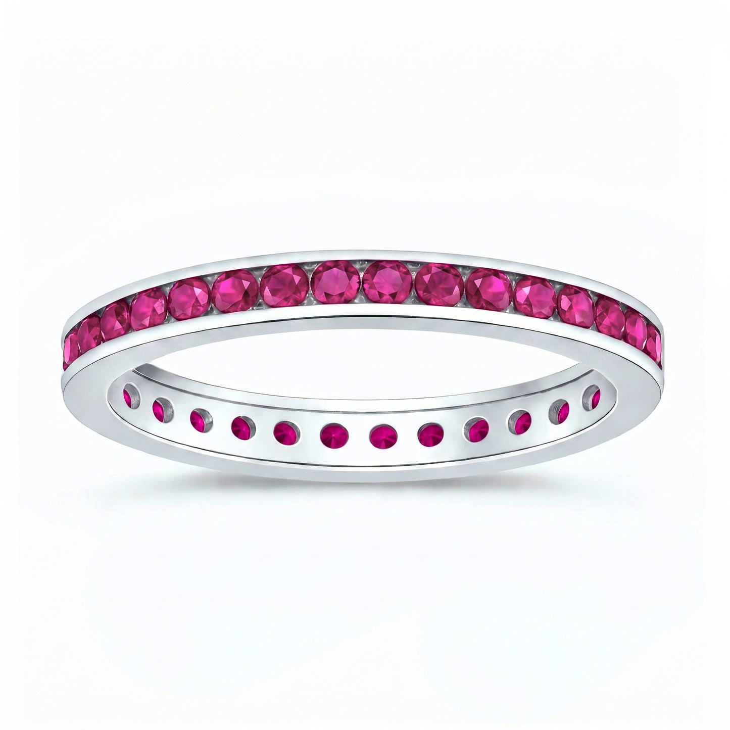 Silver Eternity Ring - 3 mm