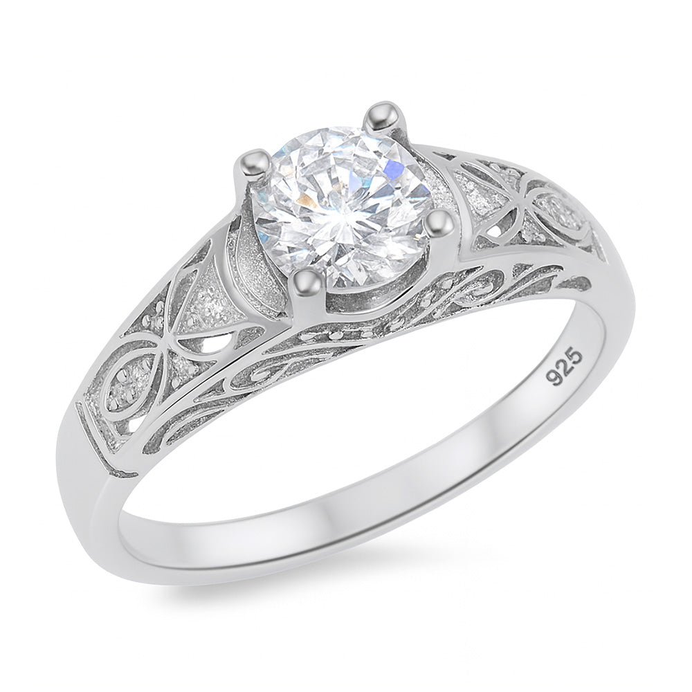 Silver CZ Ring