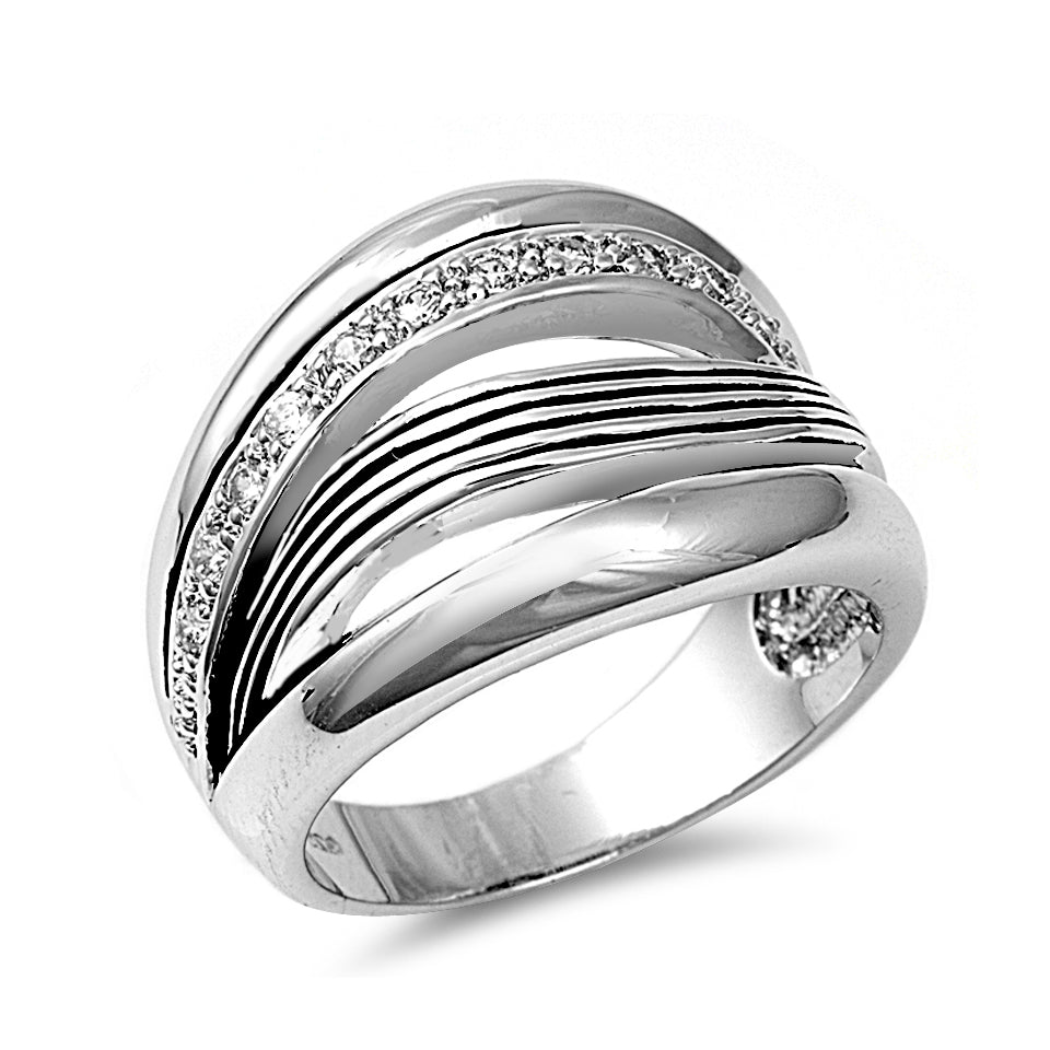 Silver CZ Ring