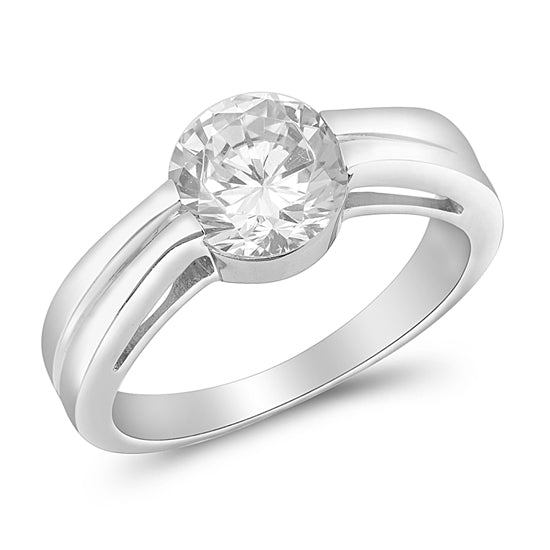 Silver CZ Ring