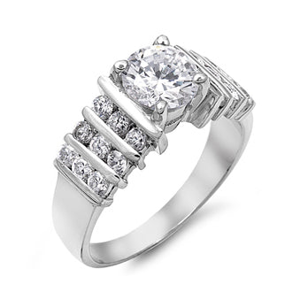 Silver CZ Ring