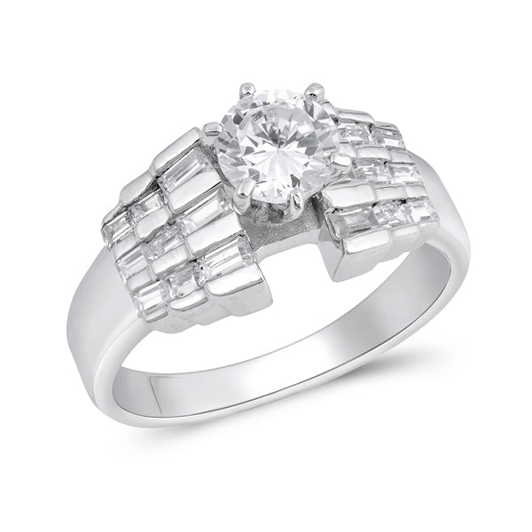 Silver CZ Ring
