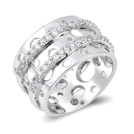 Silver CZ Ring