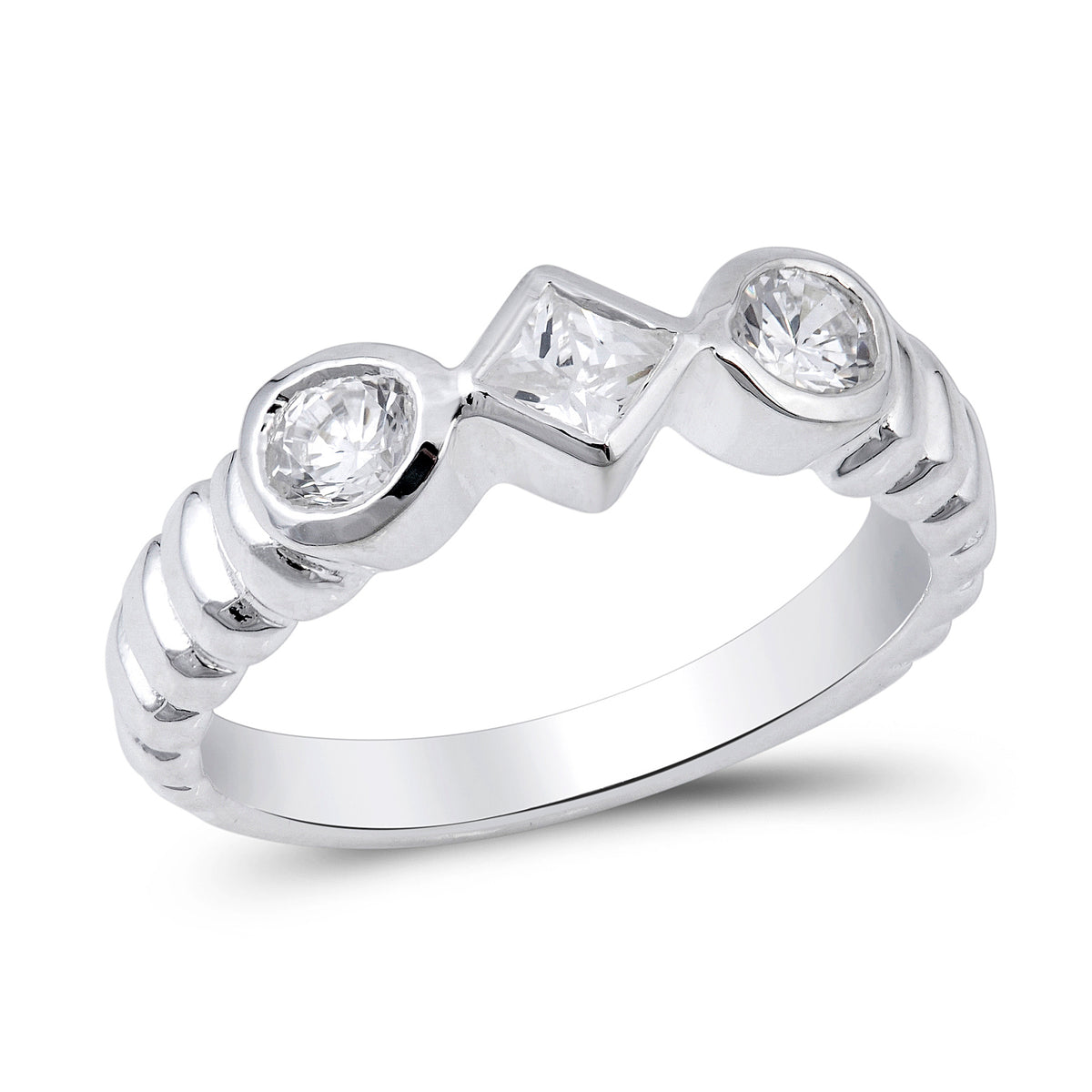 Silver CZ Ring