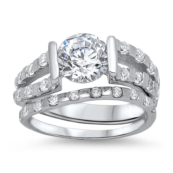 Silver CZ Ring