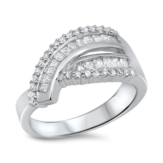 Silver CZ Ring