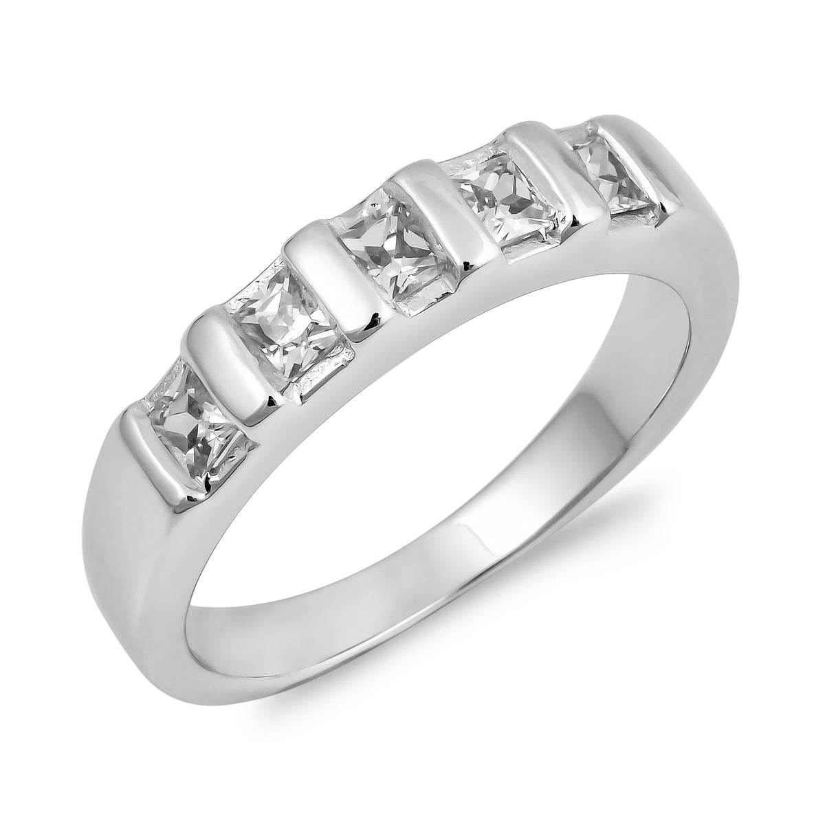 Silver CZ Ring