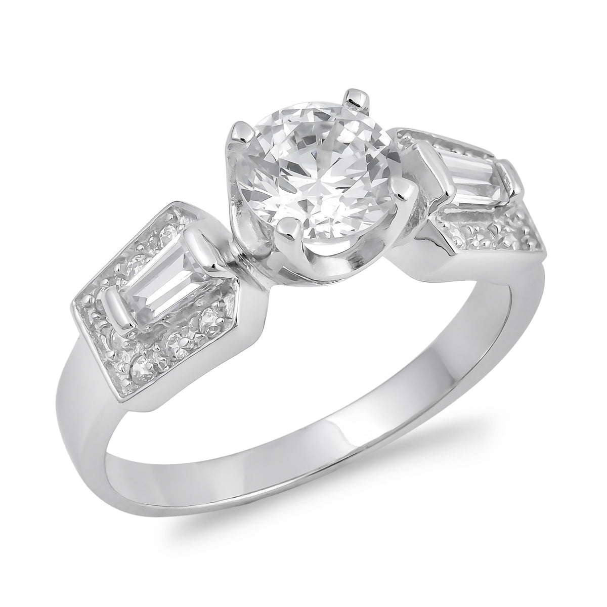 Silver CZ Ring