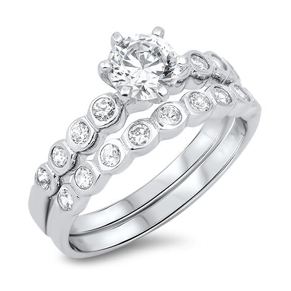 Silver CZ Ring