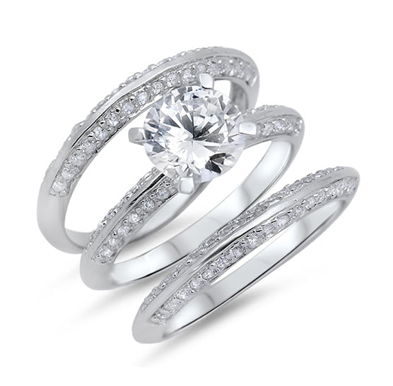 Silver CZ Ring