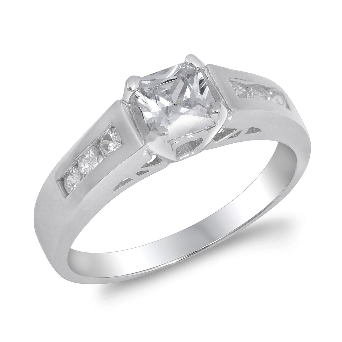Silver CZ Ring