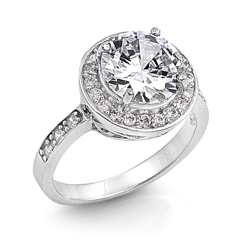 Silver CZ Ring