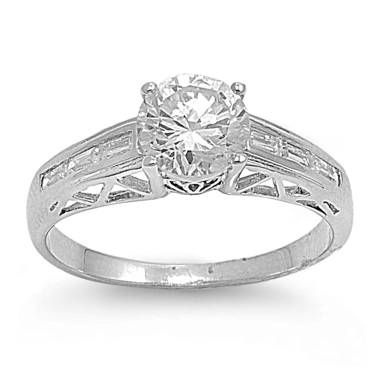 Silver CZ Ring