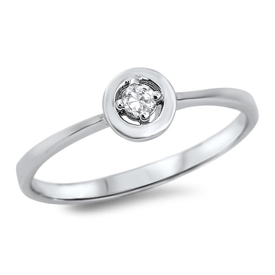 Silver CZ Ring