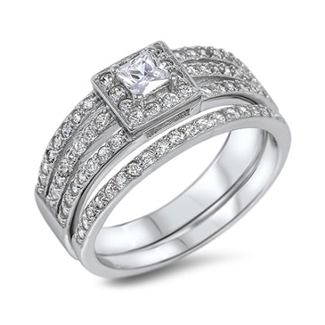 Silver CZ Ring