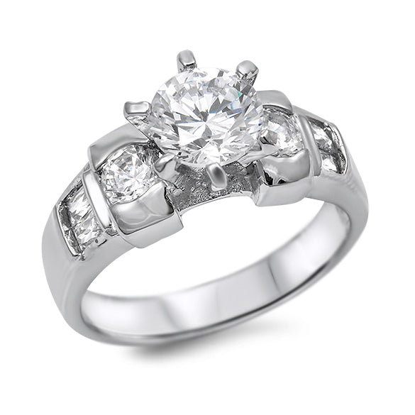 Silver CZ Ring
