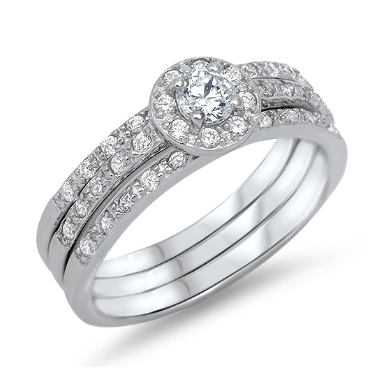 Silver CZ Ring