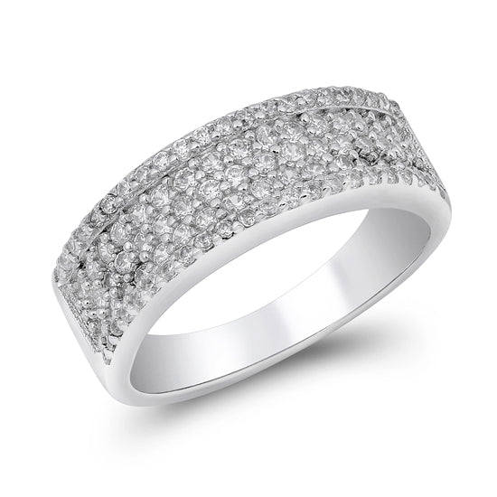 Silver CZ Ring