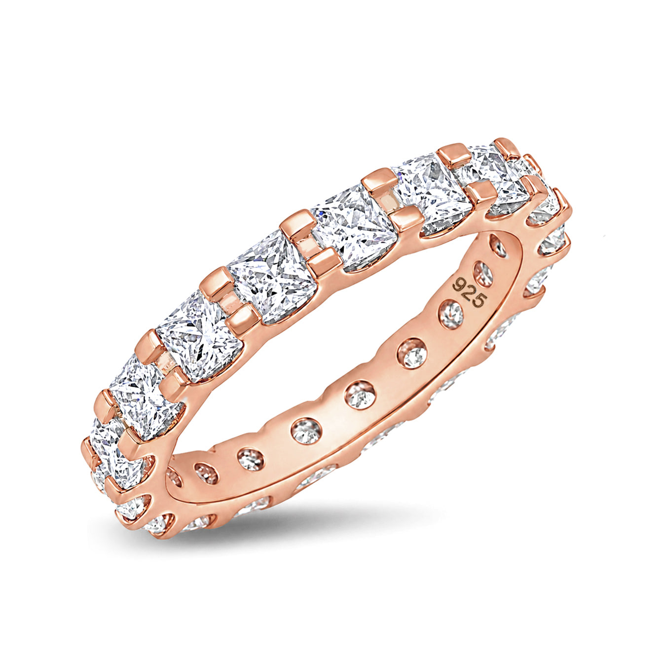 Silver CZ Eternity Ring
