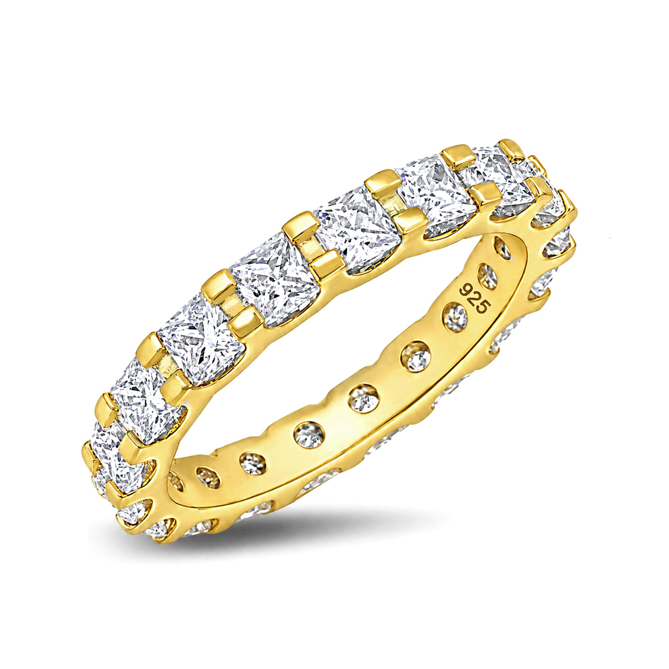 Silver CZ Eternity Ring