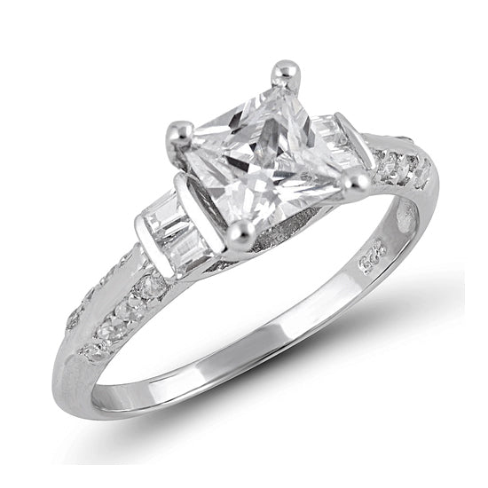 Silver CZ Ring