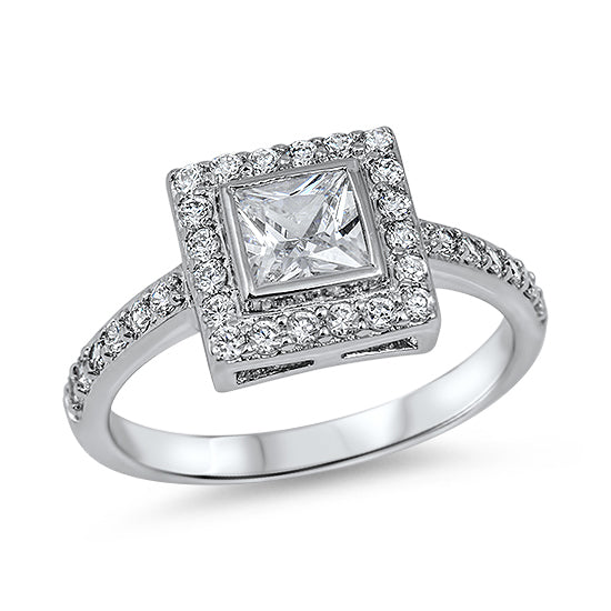 Silver CZ Ring