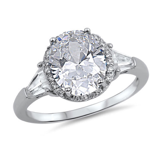 Silver CZ Ring