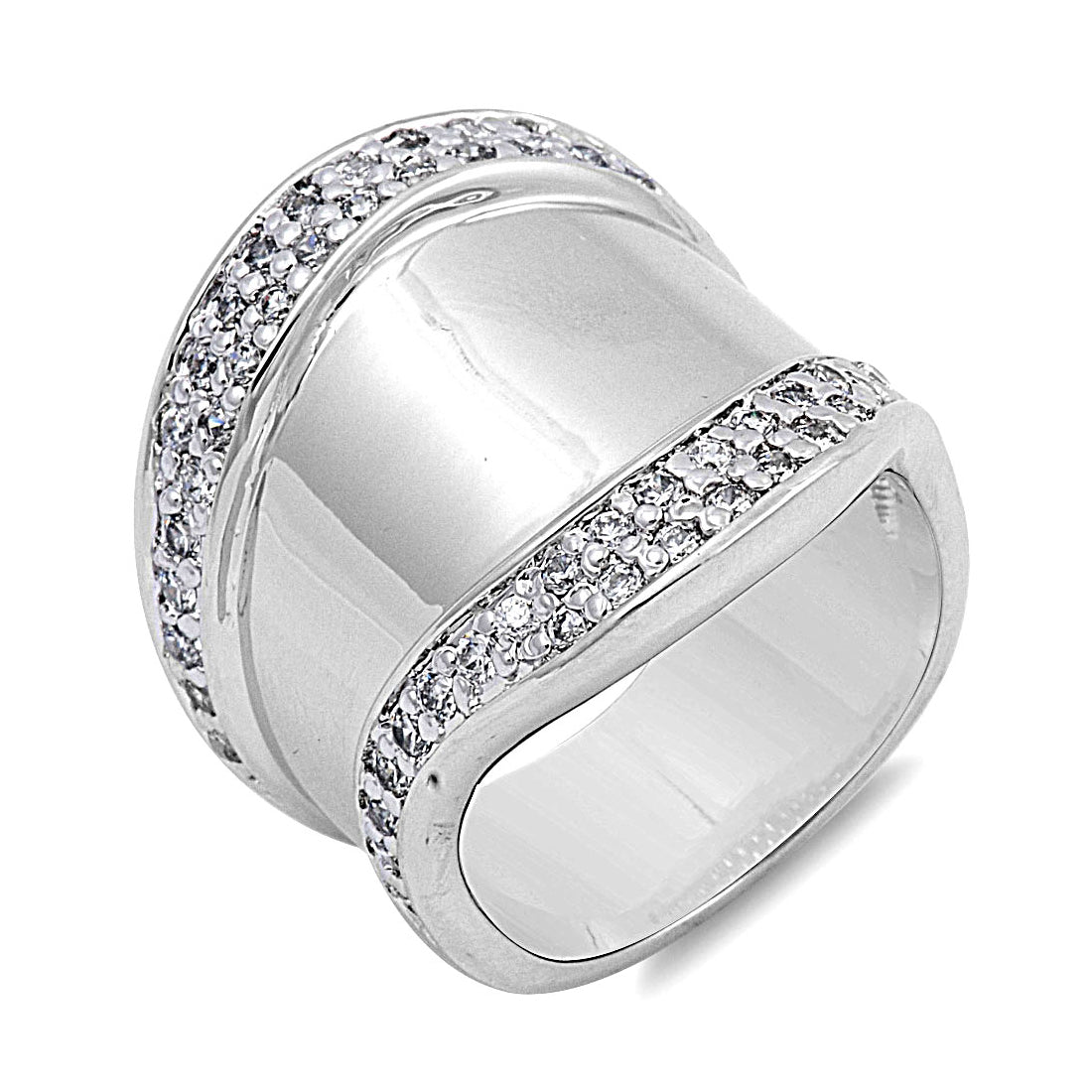 Silver CZ Ring