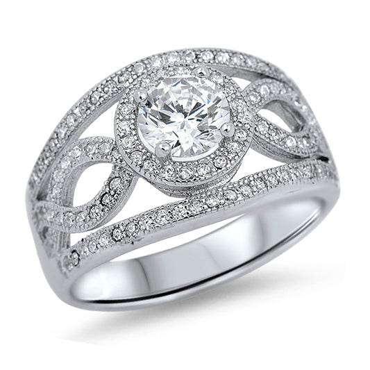Silver CZ Ring
