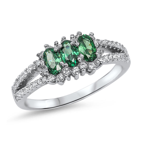 Silver CZ Ring