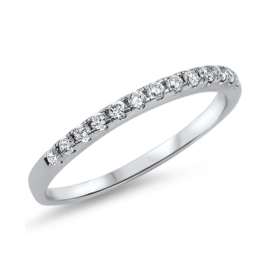 Silver CZ Ring