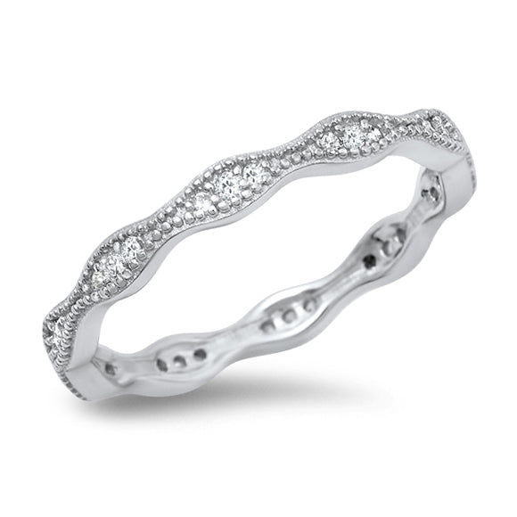 Silver CZ Ring