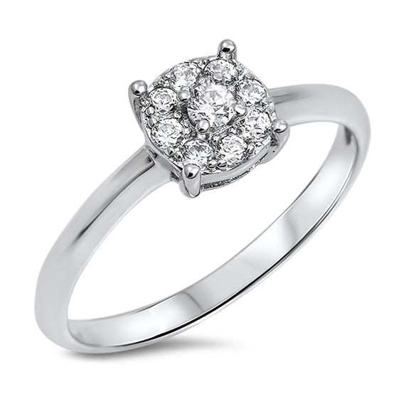 Silver CZ Ring