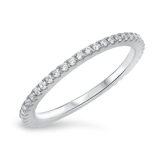 Silver CZ Ring